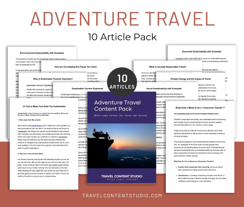 Adventure Travel Content