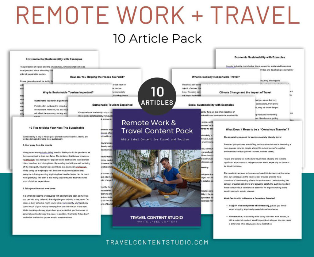 Remote Work & Travel Article Pack